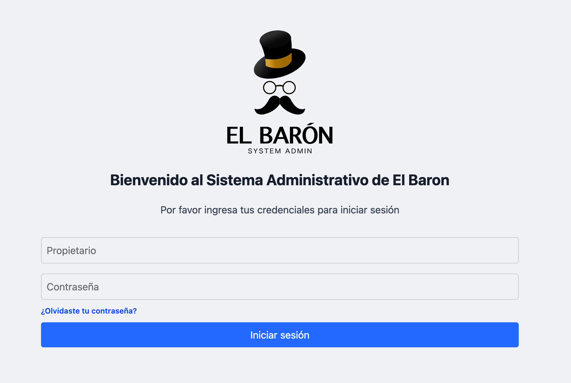 El Barón — Sistema de Administración Residencial