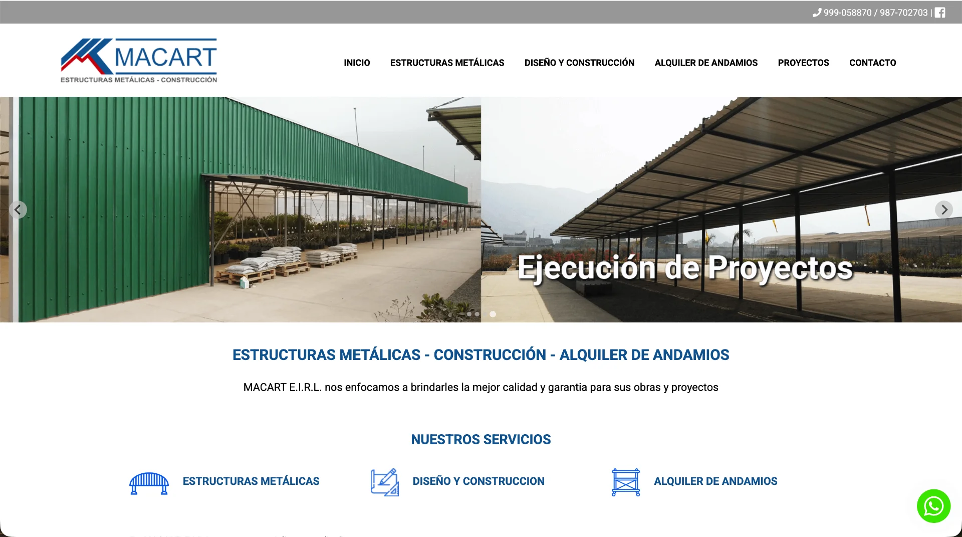 Macart | Construcciones, Estructuras Metálicas 